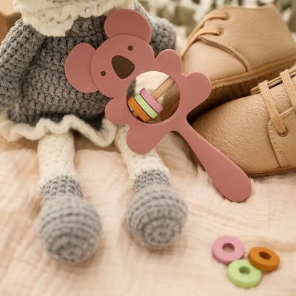 Silicone Rattle-Teether Koala