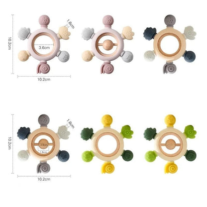 Montessori Rattle-Teether 2-in-1
