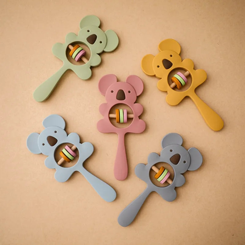 Silicone Rattle-Teether Koala