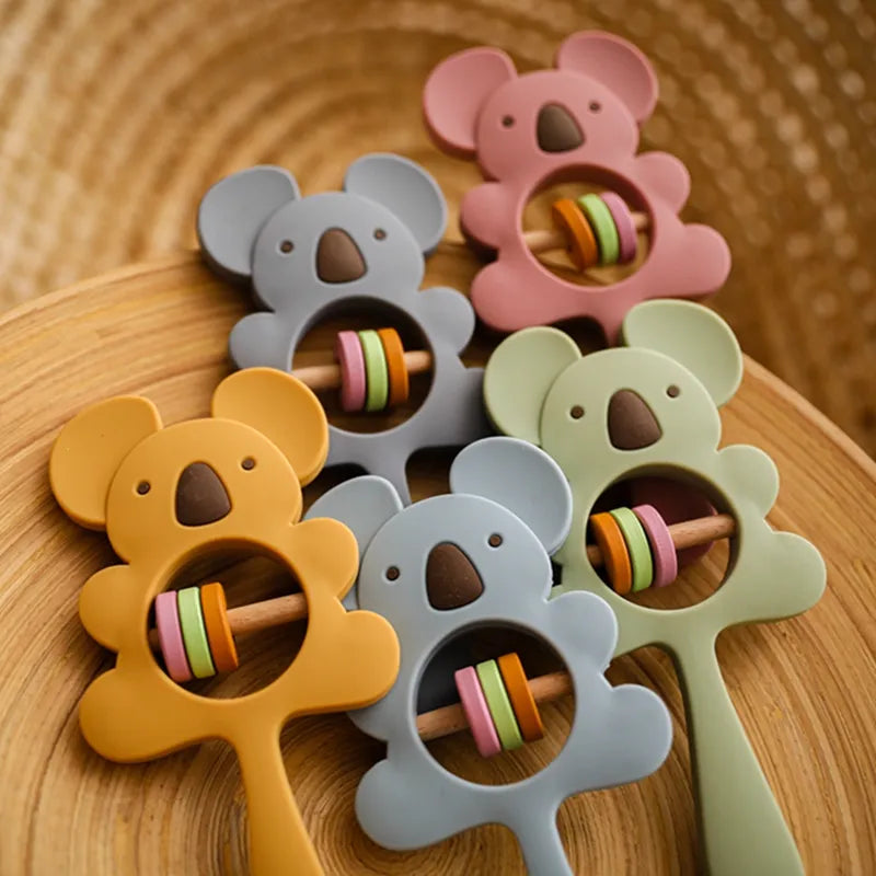 Silicone Rattle-Teether Koala