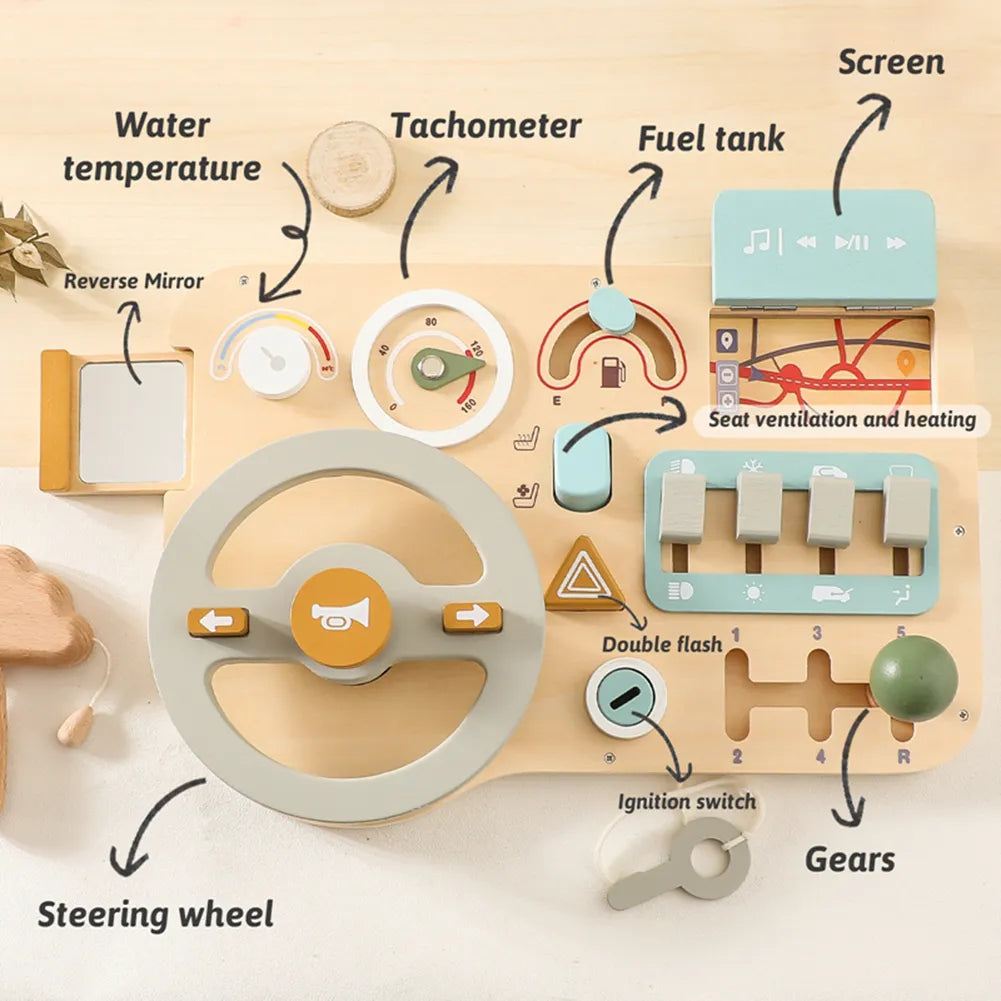 Simulated Driving Busy Board