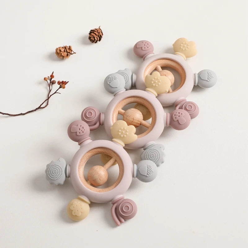 Montessori Rattle-Teether 2-in-1