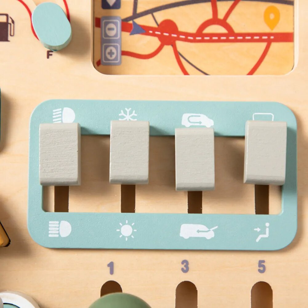 Simulated Driving Busy Board