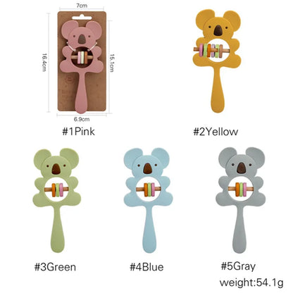 Silicone Rattle-Teether Koala