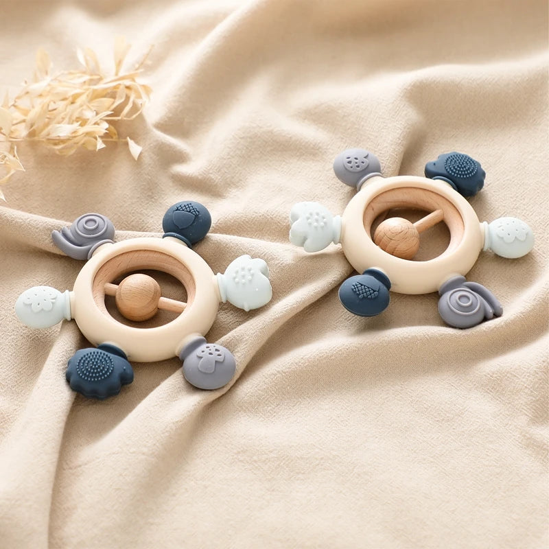 Montessori Rattle-Teether 2-in-1