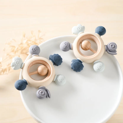 Montessori Rattle-Teether 2-in-1
