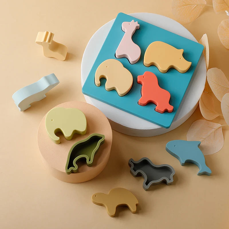 Animal Puzzle Stackers
