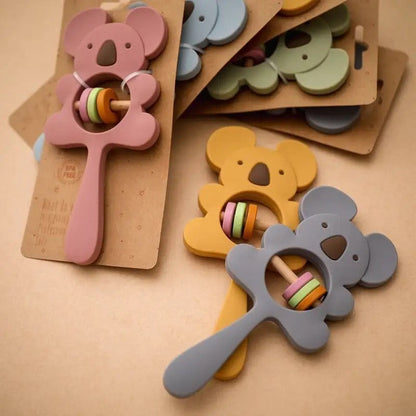 Silicone Rattle-Teether Koala